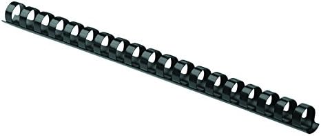 Fellowes Binding Combs Plastic Black 5/8 Inch 25 Pack (52324) by FellowesBrands