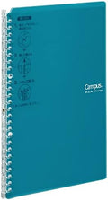 Kokuyo Smart Ring Binder, B5 Blue Green Binder Notebook, Up to 25 Sheets by KokuyoUS