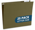 Blue Summit Supplies 25 Hanging File Folders, Letter Size, Standard Green by BlueSummitSupplies