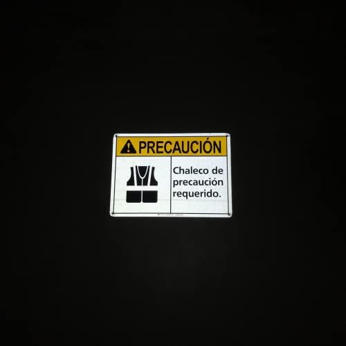 TRADESAFE Spanish Safety Vest Required Sign, Aluminum PPE Safety Signs - Image 6