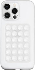 LvShuLiangPin Anteel Silicone Suction Phone Case Mount, Silicon Adhesive Phone Accessory for Smartphones, Hands-Free Mirror Shower Phone Holder for Selfies, Tiktok Videos (Translucent) by LvShuLiangPin