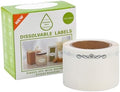 L Liked 120 Dissolvable Food Labels 1-1/2"x2-1/2 for Canning Jars by LLIKED