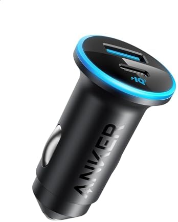Anker 323 52.5W USB C Car Charger with 30W PowerIQ 3.0 Fast Charging by Anker