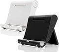 Adjustable Foldable Cell Phone Stand for Desk, Compatible with Most Smartphones and Tablets, Fits Devices up to 10 Pounds by JUSDIQIR