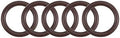 uxcell Fluorine Rubber O-Rings 15mm OD 11mm ID 2mm Width, Metric FKM Sealing Gasket, Pack of 5 by uxcell