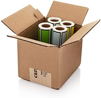 Carstens Adhesive Sticker Labels, 5 3/8” x 1”, Binder Labels for 1” Ring Binder Spines, Roll of 200, Multicolored, 4 Pack - Image 6