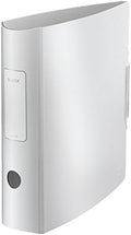 Leitz Lever Arch File, Arctic White, A4, Curved Spine 8.2 cm Width, Elastic Fastening, Light polyfoam, Style Range, 11080004 by Leitz