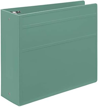 Carstens 4-Inch Heavy Duty 3-Ring Binder - Side Opening, Mint, Durable Plastic, Precision No-Gap Rings, Waterproof Cover, No Pockets, Holds 600 US Letter Sheets, BPA-Free, Made in USA (1844-3R) - Image 6
