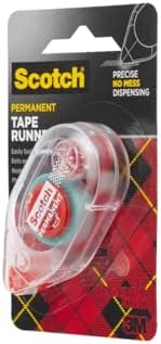 Scotch Double Sided Tape Runner, 0.27 in x 26 ft., Perfect for Holiday Crafts, Gifts, and DIY, 1-Pack - Image 2