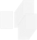 20pcs A6 Binding Covers Plastic DIY Frosted PP Filleted Corner 0.4mm Thick No Hole 4.3x6" Cover for Binder Discbound Planner Notebook (A6) by MEIYITIAN