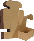 HORLIMER 7x5x4 inches Shipping Boxes Set of 25, Brown Corrugated Cardboard Box Literature Mailer by HORLIMER