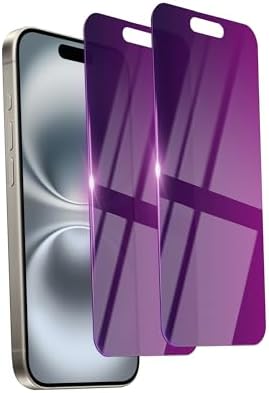 2 Pack Privacy Screen Protector for iPhone 16 Plus Tempered Glass by IfaeveusScreenProtector