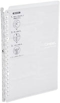 Kokuyo Smart Ring Binder, B5 Clear Binder Notebook, Up to 25 Filler Papers by KokuyoUS