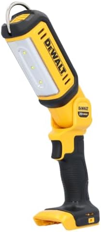 DEWALT 20V MAX LED Work Light, Rechargeable Flashlight, Pivoting Head, Bare Tool Only (DCL050) by Unknown