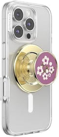 PopSockets Phone Grip for MagSafe, Magnetic Holder- Floral Mauve by Unknown