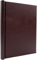Faux Leather Springback Thesis Binder - Burgundy, 1" Spine, by Bindertek by Bindertek