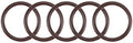 uxcell Fluorine Rubber O-Rings 19mm OD 15mm ID 2mm Width, Metric FKM Sealing Gasket, Pack of 5 by uxcell