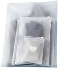 Frosted Packaging Bag, 50PCS 7.9X9.8 Inch Clear Plastic Poly Bags, Reclosable Clear Poly Bags with Vent Holes for Packaging Socks, Board Games, Underwear Leggings, Toys by Belit