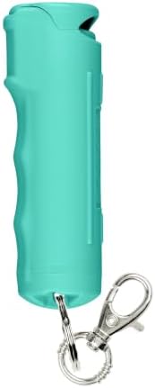 SABRE Pepper Spray with Fast Flip-Top Safety & Snap‑Clip Keychain for Self Defense - Maximum Police Strength OC with UV Marking Dye, 10‑Sec. Spray, 14-ft Range, Finger Grip, Made in USA, 0.54 fl oz by SABRE