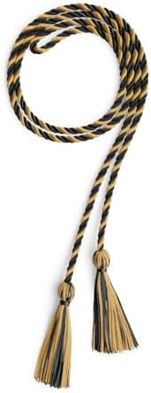 Endea Graduation Single Honor Cord Two-Color (Black/Antique Gold) - Image 5