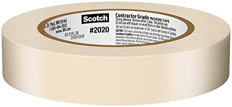Scotch Contractor Grade Masking Tape, 0.94 inches by 60.1 Yards (540 Yards Total), 2020, 9 Rolls - Image 3