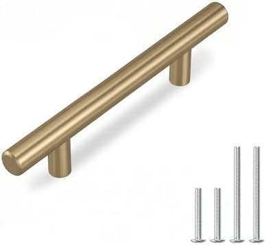 homdiy 10Pack 3in Cabinet Handles Champagne Bronze Kitchen Cabinet Pulls Drawer Pulls for Dresser Drawers by homdiy