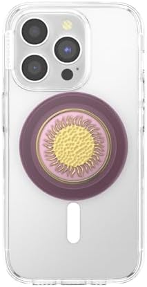 PopSockets Phone Grip for MagSafe, Magnetic Holder, Phone Stand, Enamel - Enamel Sun Fire - Image 3