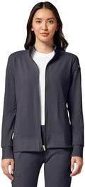 Cherokee iFlex Scrub Jacket for Women 2 Pocket Zip Front by Cherokee