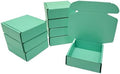 50 Pack 4.7x4.7x1.6 in Mint green Shipping Boxes by Unknown