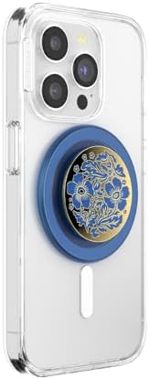 PopSockets Phone Grip for MagSafe, Magnetic Holder- Lace Blue Vermeer - Image 2