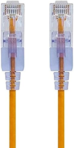 Monoprice Cat6A Ethernet Patch Cable - 10 Feet - Yellow (10 Pack) Snagless RJ45 550Mhz UTP Pure Bare Copper Wire 10G 30AWG - SlimRun Series by Monoprice
