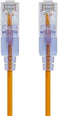 Monoprice Cat6A Ethernet Patch Cable - 10 Feet - Yellow (10 Pack) Snagless RJ45 550Mhz UTP Pure Bare Copper Wire 10G 30AWG - SlimRun Series by Monoprice