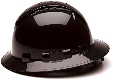 Pyramex Ridgeline Full Brim Hard Hat 4 Point Ratchet Vented - Image 3
