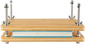 Bamboo Wooden Book Press for Bookbinding - Portable Bookbinding Machine and Book Press (11.6 x 7.9 inches) by pamctry