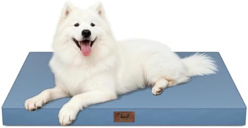 Large Waterproof Orthopedic Dog Bed with Egg Crate Foam by TailStories