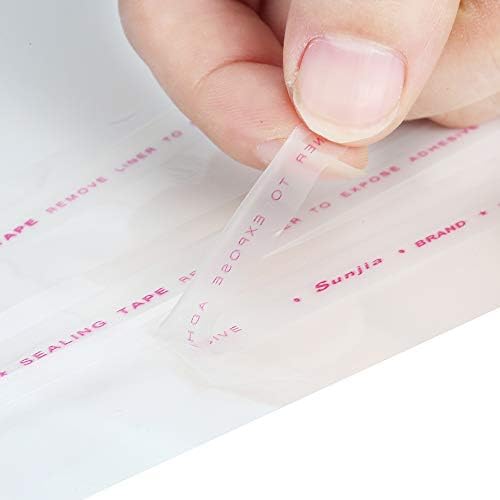 400 Pack 2" x 4" Thick Clear Cellophane Bags Self-Sealing Resealable Self Adhesive Cello Poly Bag 1.6 Mil Packaging Jewelry Beads Candy Gifts Bags - Image 5