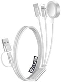 1Pack Travel Essentials for Apple Watch Charger,3-in-2 Multi Charging Cable by Accessoriesforphoneandelectricproducts