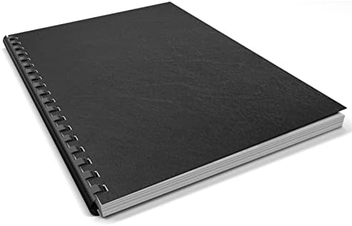 Binditek 12 Mil Leather-Textured Polycovers, 8.5x11 Inches, Black, 100 Pack - Image 4