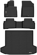 AIPOIL® Floor Mats & Cargo Liner Set for 2022 2023 2024 2025 2026 Hyundai Tucson Hybrid (Not for PHEV/Gas) All Weather Protection TPE Anti-Slip Car Full Set Custom Car Mats Accessories - Black by AIPOIL