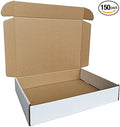150 Pack 11.125x8.625x2'' Small Shipping Boxes, Corrugated Cardboard Mailers by CH-BOX
