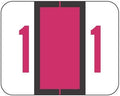 Doctor Stuff - File Folder Labels, Number 1, Tab Products 1282 Match - A1282 Series Chart Stickers, Red, 1" x 1-1/4", #1, 500/Roll by DoctorStuff