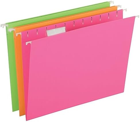 Pendaflex Glow Hanging File Folders, Letter Size, Assorted, Case (81670), 12 Count (Pack of 10) - Image 4