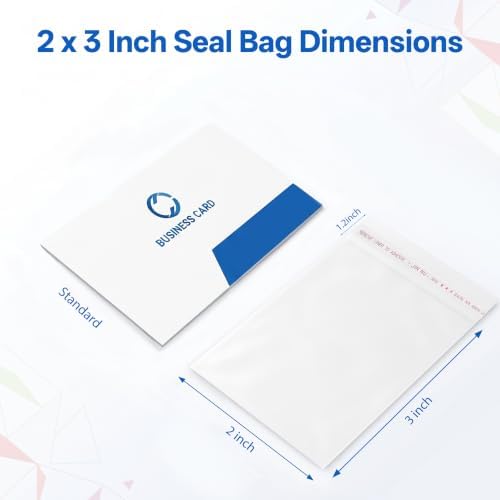 240Pcs 2x3 Inch Small Cellophane Bags, Self Sealing - Image 2