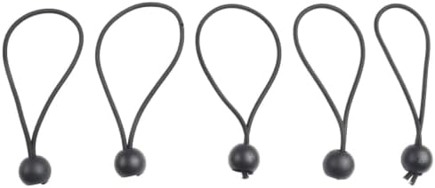Elastic Tarp Tie Down Ropes with Ball Tensioners for Secure Tent Setup - Image 5