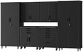6-Piece Garage Storage Cabinets System Heavy Duty Workshop Set by FLIXELIO