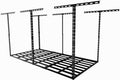 SunsGrove 3x6 Overhead Garage Storage Rack Organization, Adjustable Ceiling Mounted Storage Racks, 800LBS Weight Capacity, 22"-40" Ceiling Dropdown, Hammertone Black by SunsGrove