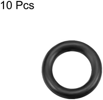 uxcell Nitrile Rubber O-Rings 5.5mm OD 3.5mm ID 1mm Width, Metric Nitrile Rubber Sealing Gasket, Pack of 10 - Image 2