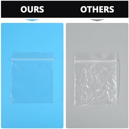 500 PCS 3" x 3" Small Plastic Bags 2 Mil Mini Clear Plastic Poly Bag - Image 5