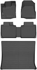 AIPOIL® Floor Mats & Cargo Liner Set for 2012-2017 Chevy Equinox & GMC Terrain All Weather Protection TPE Anti-Slip Automotive Full Set Custom Chevrolet Equinox Car Mats Accessories - Black by AIPOIL