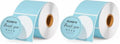 MUNBYN 2 Inch Blue Circle Thermal Labels for Inventory, 750 Sheets/1 Roll (Pack of 2) by MUNBYN